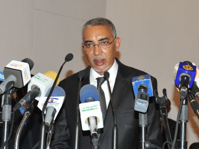 الوزير الأول الموريتاني يحيى ولد حدمين نواكشوط 7-9-2015 الجزيرة نت.JPG