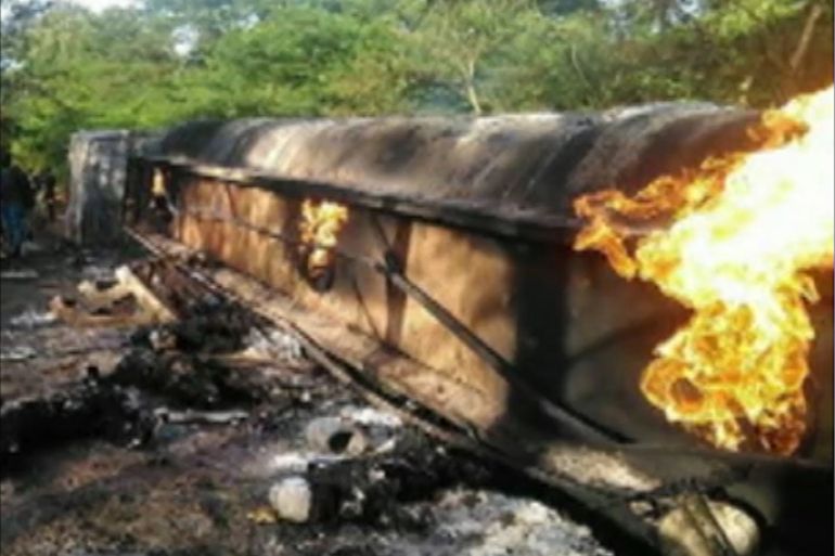مصرع أكثر من 170 شخصـا إثـر انفجار صهريـج للنفط في ولاية غرب الاستوائية في جنوب السودان