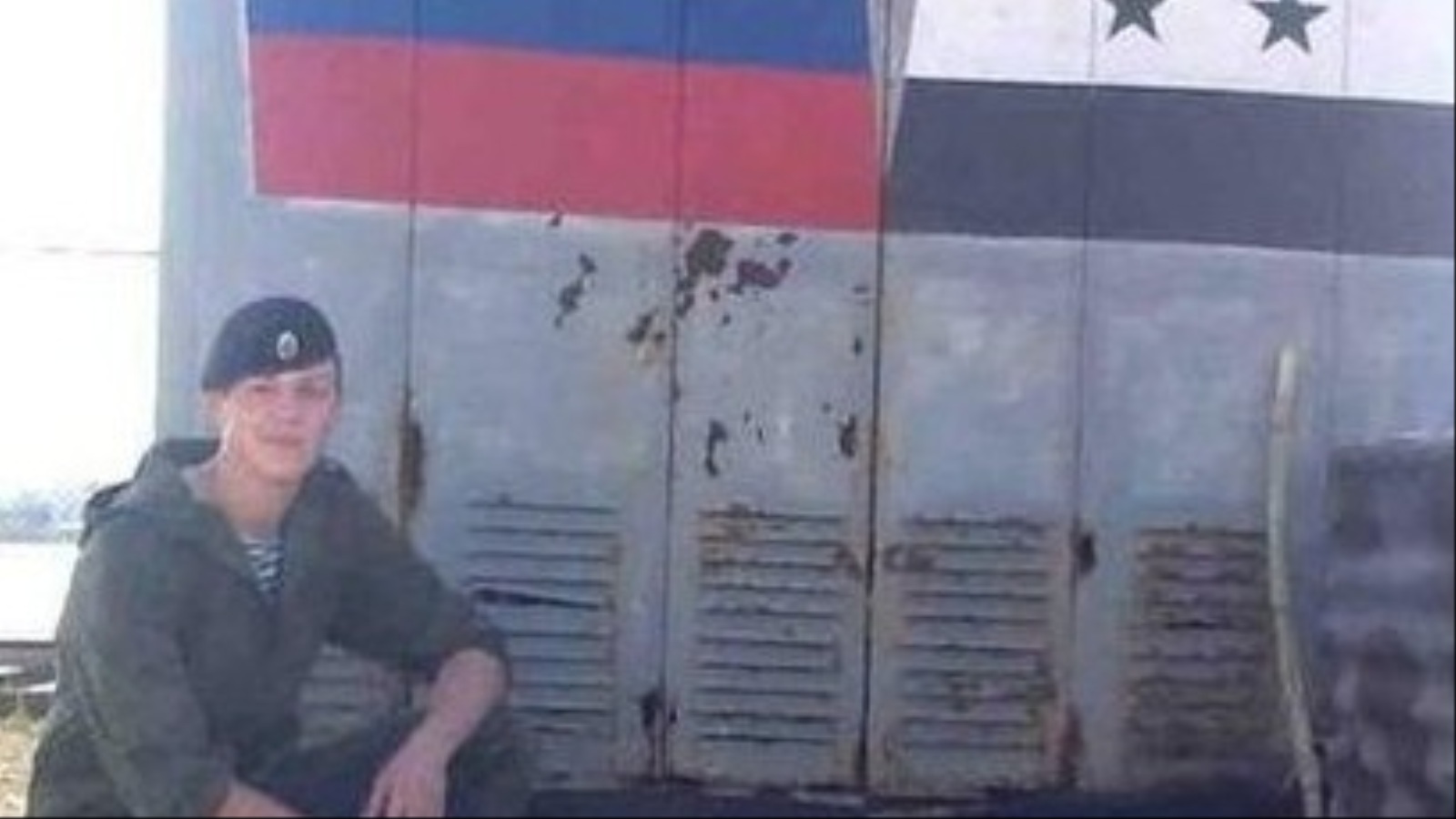 صورة يعتقد أنها لجندي روسي في سوريا (ناشطون)