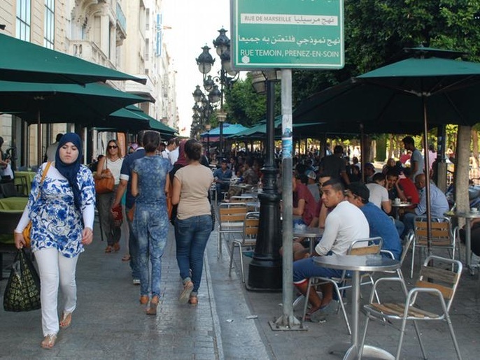 شارع الرئيس بورقيبة في تونس العاصمة