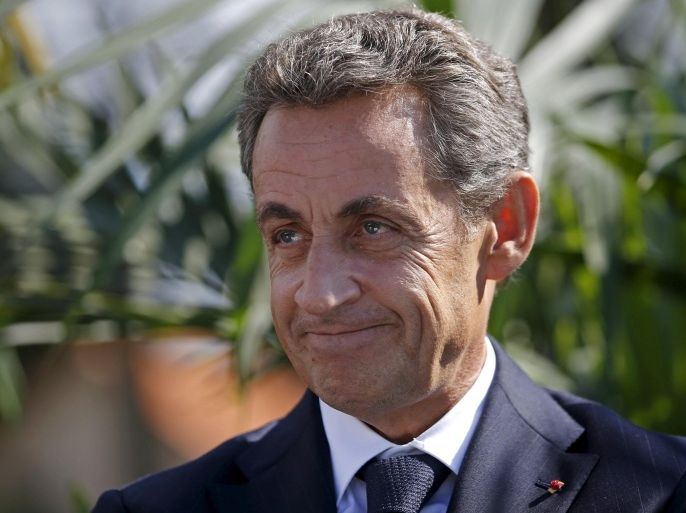 Former French president and head of the conservative Les Republicains political party Nicolas Sarkozy attends the summer university camp held by Loire-Atlantique Republicans Party in La Baule, France, September 5, 2015. REUTERS/Stephane Mahe