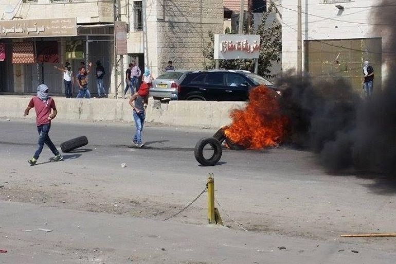 مواجهات بين الفلسطينيين والجيش الإسرائيلي في حاجز قلنديا
