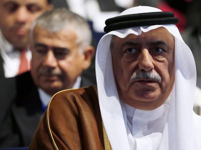 Saudi Arabia's Finance Minister Ibrahim Alassaf attends the Egypt Economic Development Conference (EEDC) in Sharm el-Sheikh, in the South Sinai governorate, south of Cairo, March 14, 2015. Gulf Arab allies pledged a further $12 billion of investments and central bank deposits for Egypt at an international summit on Friday, a big boost to President Abdel Fattah al-Sisi as he tries to reform the economy after years of political upheaval. REUTERS/Amr Abdallah Dalsh (EGYPT - Tags: BUSINESS POLITICS)