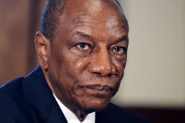 Guinean President Alpha Conde - الموسوعة