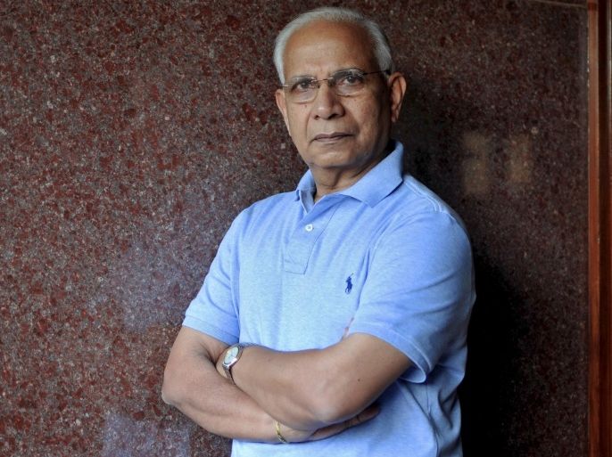 J.V.R. Prasada Rao, United Nations special envoy for AIDS in Asia and the Pacific, poses inside his residence in Bengaluru, India, October 7, 2015. New HIV infections in India could rise for the first time in more than a decade because states are mismanaging a prevention programme by delaying payments to health workers, Rao said. Picture taken October 7. To match Interview INDIA-AIDS/ REUTERS/Abhishek N. Chinnappa