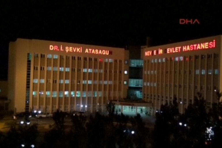 A view of Nevsehir state hospital where Japanese tourist Hoshie Teramatsu wounded in an attack near Zemi Valley in Goreme district in the central Anatolian town of Nevsehir, was brought for treatment, September 9, 2013 in this still image taken from video provided by DHA. Teramatsu and Mai Kurkiharac, who were attacked were found by another group of tourists who immediately alerted the authorities. Dogan news agency reported that the body of Kurkiharac was transferred to the Turkish capital Ankara for autopsy. Officials said a motive for the attack was not known and an investigation was underway with paramilitary soldiers searching for the perpetrators. REUTERS/DHA via Reuters TV/Handout (TURKEY - Tags: TRAVEL CRIME LAW) NO SALES. NO ARCHIVES. ATTENTION EDITORS - THIS IMAGE WAS PROVIDED BY A THIRD PARTY. FOR EDITORIAL USE ONLY. NOT FOR SALE FOR MARKETING OR ADVERTISING. THIS PICTURE IS DISTRIBUTED EXACTLY AS RECEIVED BY REUTERS, AS A SERVICE TO CLIENTS. TURKEY OUT. NO COMMERCIAL OR EDITORIAL SALES IN TURKEY