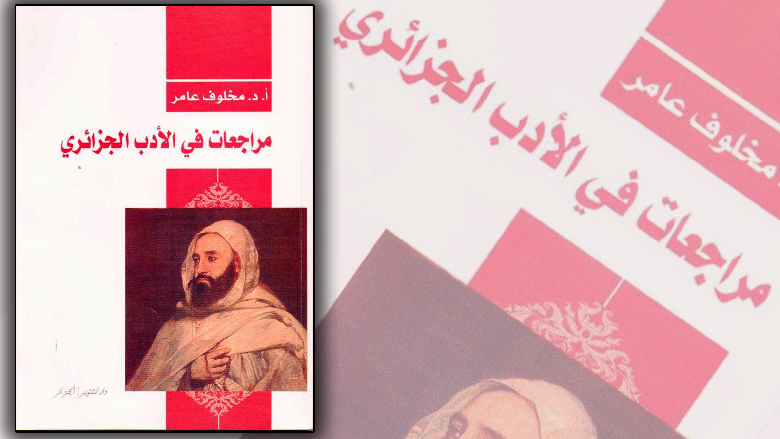 ‪غلاف كتاب مراجعات في الأدب الجزائري للدكتور مخلوف عامر‬ (الجزيرة)