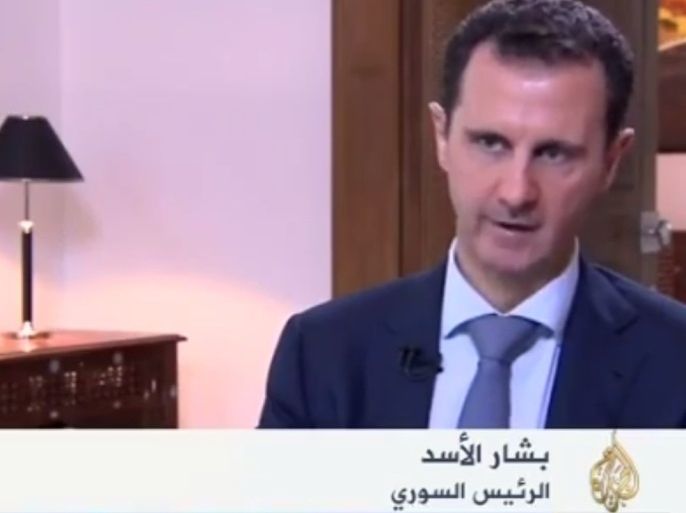 الرئيس السوري بشار الأسد في مقابلة مع قناة إيرين الإيرانية