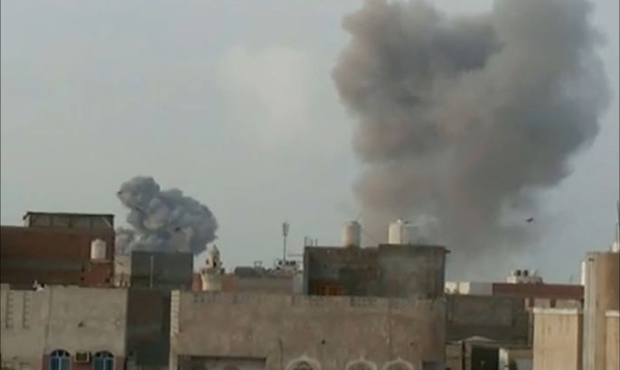 طيران التحالف يقصف منزل الرئيس المخلوع علي صالح