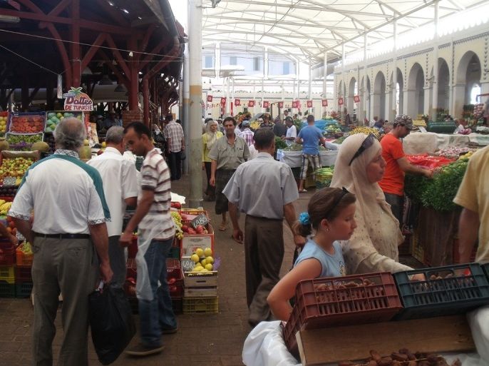 السوق المركزية في العاصمة تونس