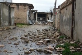 آثار الدمار جراء القصف الروسي على قرى وبلدات ريف حماة -
