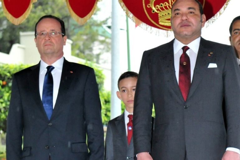 الصورة الرابعة ـ الزيارة الرسمية الأخيرة للرئيس الفرنسي إلى المغرب