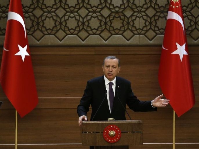 لرئيس التركي رجب طيب أردوغان في أول خطاب له بعد الانتخابات التشريعة دعاى إلى تعديل الدستور