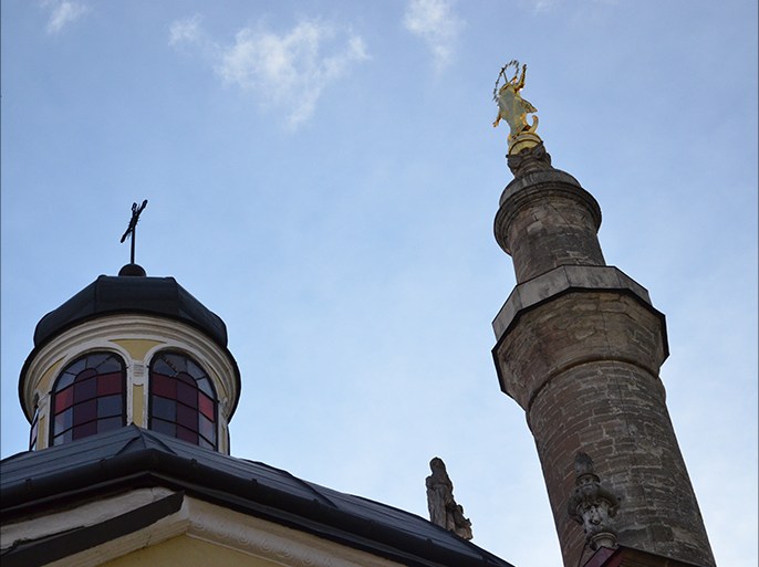 المئذنة من أهم معالم مدينة كامينيتس بودولسكي