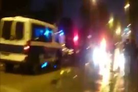 مكان انفجار الحافلة في العاصمة تونس