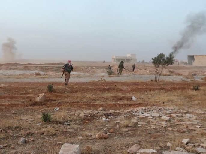 تقد م مقاتلي المعارضة في ريف حلب الجنوبي