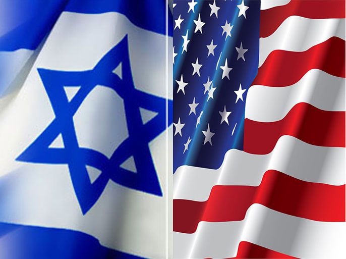 كومبو يضم علمي أميركا وإسرائيل
