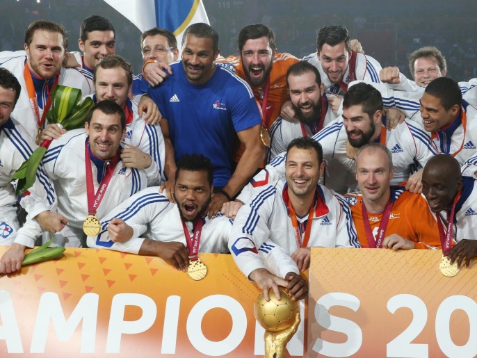 المنتخب الفرنسي أحرز اللقب العالمي للمرة الخامسة في تاريخه (أسوشيتد برس)
