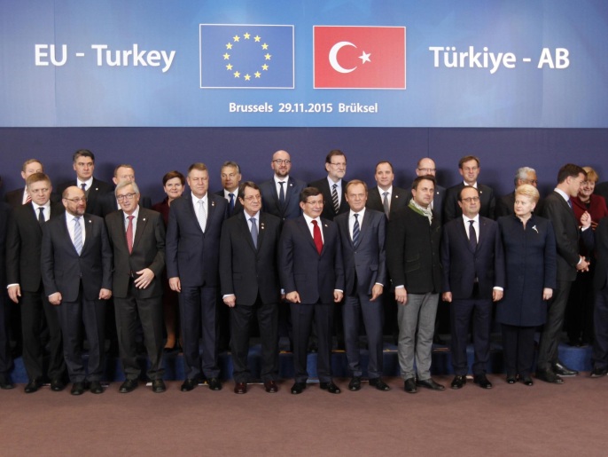 قادة الاتحاد الأوروبي التزموا بإحياء مفاوضات انضمام تركيا إلى الاتحاد (أسوشيتد برس)