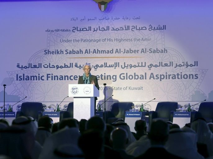 Managing Director of the International Monetary Fund Christine Lagarde speaks during the Islamic Finance Conference, titled Meeting Global Aspirations in Kuwait City, Kuwait, November 11, 2015. REUTERS/Stephanie McGehee