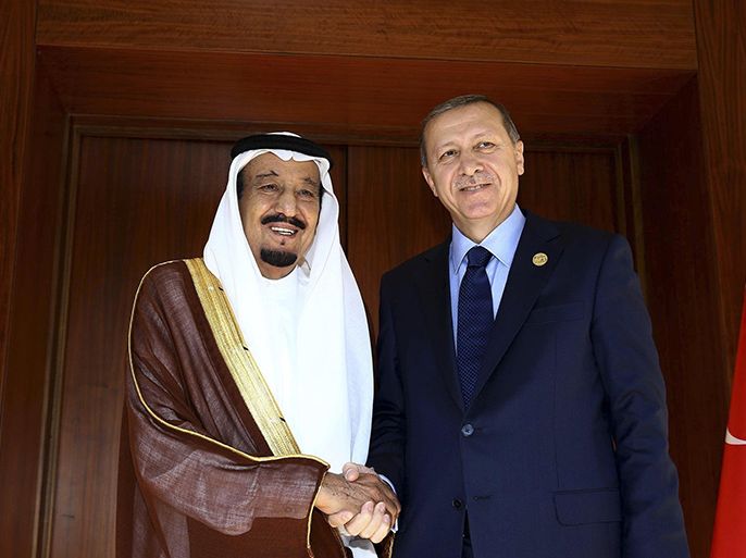 أردوغان يغرد بالعربية مرحبا بالملك سلمان في تركيا - تعليم