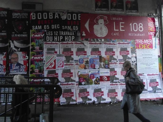 ملصقات الإنتخابات تانفس الإشهار التجاري لإقناع ىالفرنسيين بالإنتخاب