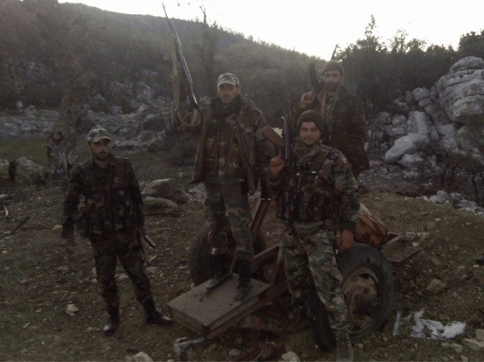 ريف اللاذقية.. قوات الجيش السوري النظامي على قمة جبل غزالي