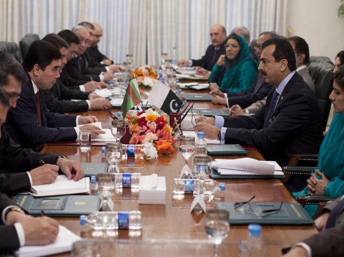 turkmen pakistani talks in 2011