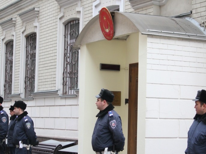 صورة لمبنى السفارة التركية في كييف 2