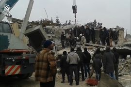 غارات روسية على مدينة إعزاز بريف حلب الشمالي
