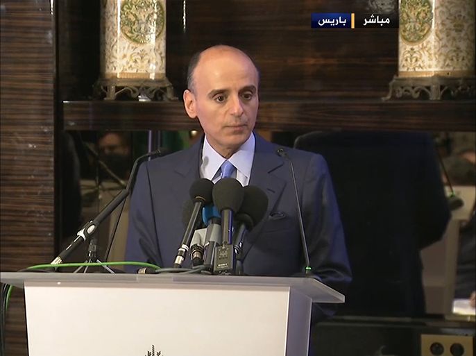 مؤتمر صحفي في باريس لوزير الخارجية السعودي عادل الجبير حول ملف الأزمة السورية