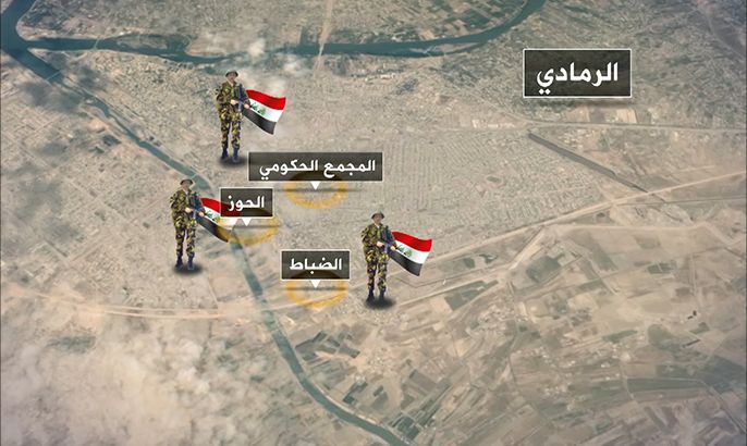 القوات العراقية سيطرت على 10% من الرمادي