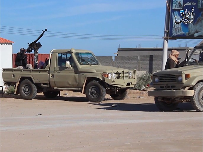 فيديو بشأن سيطرة تنظيم الدولة على "بن جواد" بليبيا