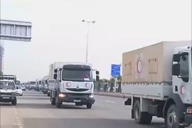 بدء وصول المساعدات إلى مضايا