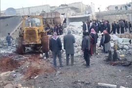 غارة روسية استهدفت مدرسة في عنجارة بريف حلب
