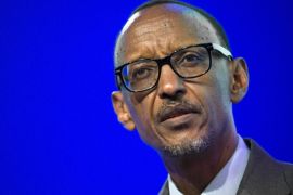 (FILE) A file phoptograph showing Paul Kagame, President of the Republic of Rwanda, speaks during the second day of the St. Gallen Symposium, at the university of St. Gallen, Switzerland, 08 May 2015. Paul Kagame will seek a third term after his current term ends 2017, he announced 01 January 2016. The revelation ends speculation on whether he will stand again or not. He has the option of doing so thanks to constitutional changes made in an 18 December 2015 referendum. EPA/GIAN EHRENZELLER *** Local Caption *** 51922687