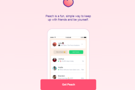 Peach a social media app for iOS -screenshot (Peach)