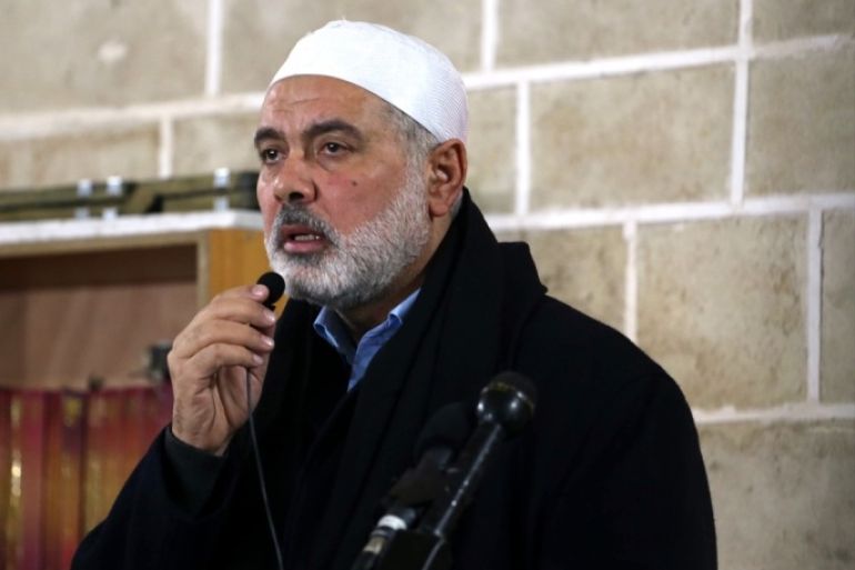 إسماعيل هنية نائب رئيس المكتب السياسي في حركة المقاومة الإسلامية (حماس)