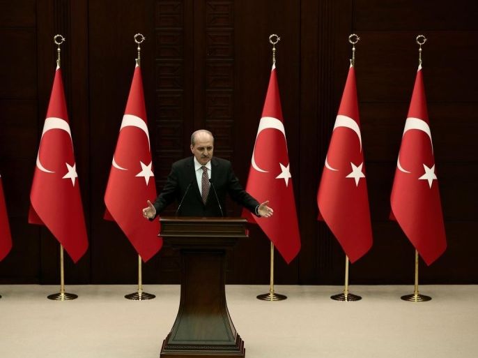 نائب رئيس الحكومة التركية والمتحدث باسم الحكومة نعمان قورتولموش