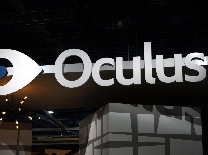 The sign outside the Oculus VR booth is seen at the International Consumer Electronics show (CES) in Las Vegas, Nevada January 6, 2015. REUTERS/Rick Wilking (UNITED STATES - Tags: BUSINESS SCIENCE TECHNOLOGY LOGO)