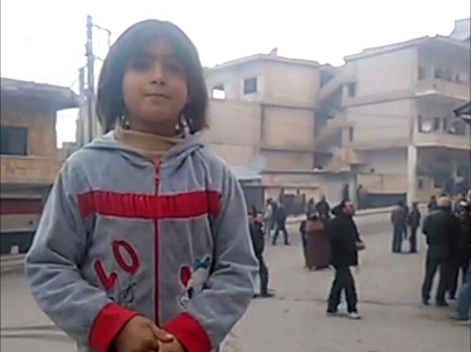 طفلة تناشد العالم مساعدة أهالي مضايا