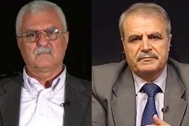 العميد أسعد الزعبي وجورج صبرا من المعارضة السورية