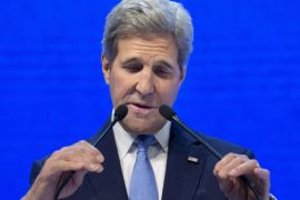 REFILE- CORRECTING SLUG U.S. Secretary of State John Kerry delivers a speech at the 2016 World Economic Forum in Davos, Switzerland, January 22, 2016. REUTERS/Jacquelyn Martin/Pool