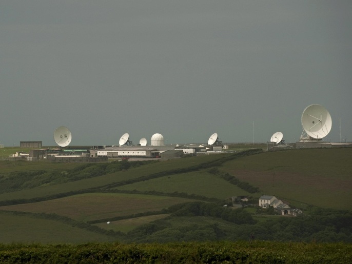 Satellite dishes are seen at GCHQ's outpost at Bude, close to where trans-Atlantic fibre-optic cables come ashore in Cornwall, southwest England June 23, 2013. Internet companies will have to store customer usage data for up to a year according to a new bill the British government will present to parliament on Wednesday, local newspapers reported. Britain's Investigatory Powers Bill, a renewed attempt to give security agencies powers to track online communications, will also tackle criticism from privacy campaigners by including assurances that any access of so-called Internet connection records would need judicial authorisation, the Guardian said. REUTERS/Kieran Doherty