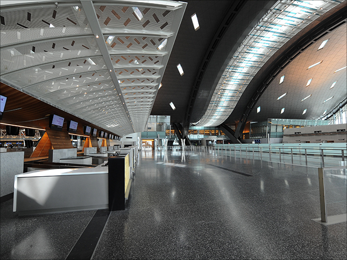 مطار حمد تحفة فنية وبوابة قطر على العالم