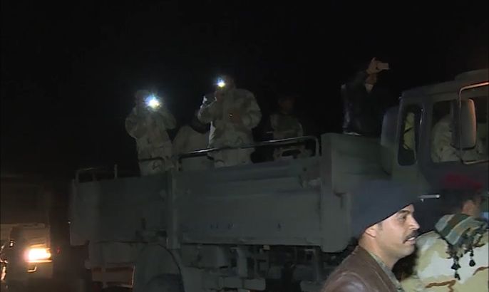 الجيش العراقي يعسكر قريبا من الموصل