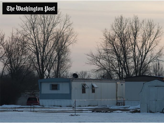 This trailer was one of the homes the FBI raided in December 2014, discovering underage workers being forced to work at Trillium Farms. (Ty Wright/For The Washington Post)