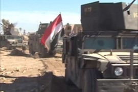 تقدم الجيش العراقي شرق الرمادي
