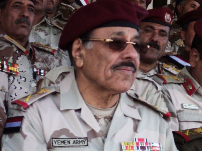 تعيين اللواء علي محسن نائبا للقائد الأعلى للقوات المسلحة اليمنية