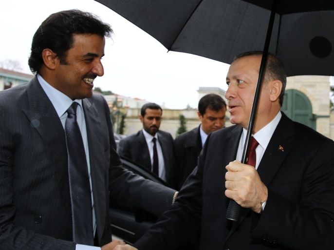 التقى الرئيس التركي رجب طيب أردوغان، اليوم الجمعة، أمير قطر الشيخ تميم بن حمد آل ثاني
